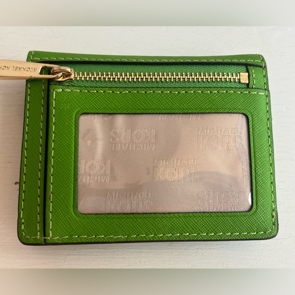 Michael Kors Lime Green Card Holder - Picture 5 of 13